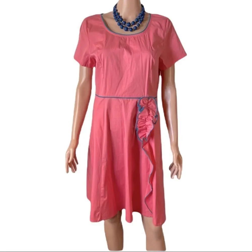 eShakti Coral Dress Size LARGE (12)